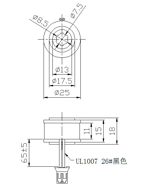 人造板喷湿增湿阀线圈尺寸图